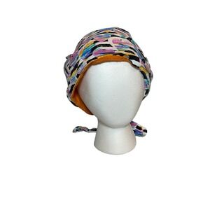 Men/Women Surgical Scrub Cap Lined Geometric Hearts‎ 100% Cotton